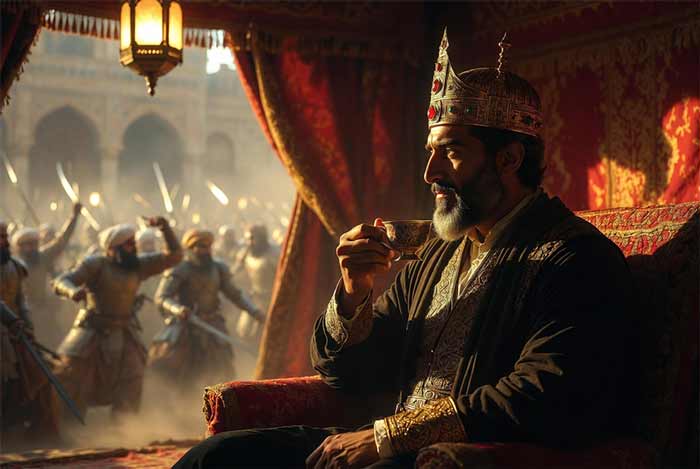 آب در دلش تکان نخورد