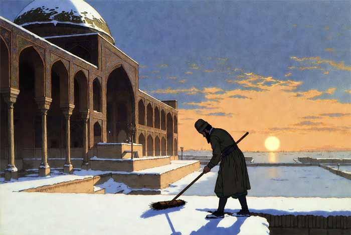 هر که بامش بیش، برفش بیشتر