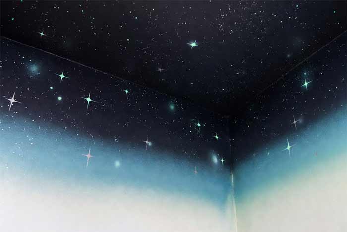 آسمان شب و روز گرادیان