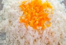 طرز تهیه برنج کته بدون خیساندن